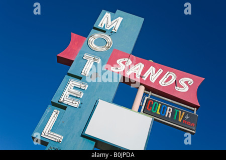 Sands Motel an der Route 66 Barstow Kalifornien USA Stockfoto