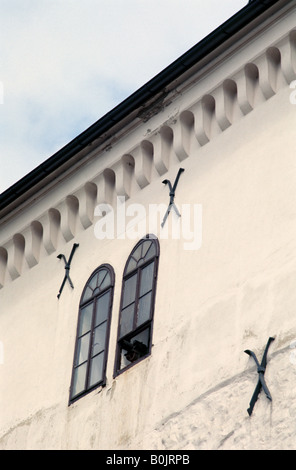 Mittelalterliche Waffe im Lotrscak-Turm Feuer mittags jeden Tag Zagreb Kroatien Stockfoto