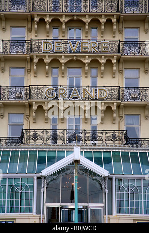 Balkon im De Vere Grand Hotel Brighton Town Sussex England Großbritannien UK Stockfoto