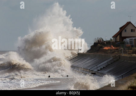 Springfluten Ostende, North Norfolk Stockfoto