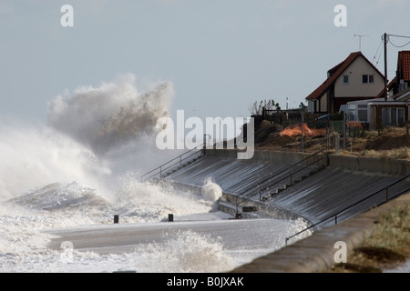 Springfluten Ostende, North Norfolk Stockfoto