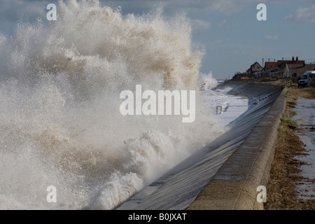 Springfluten Ostende, North Norfolk Stockfoto