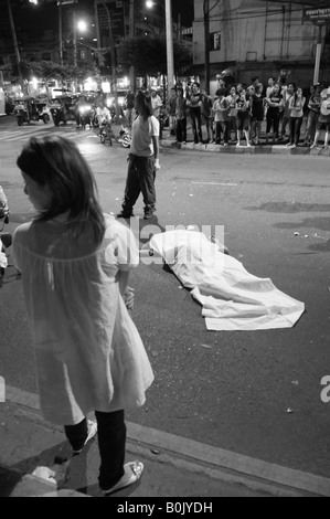 Leben und sterben in bkk Stockfoto