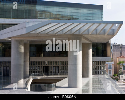 Eintrag, neue Akropolis-Museum, Athen, Griechenland Stockfoto