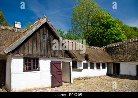 Sehr alten baufälligen Bauernhaus Stockfoto