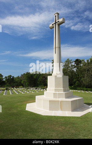 2. Weltkrieg-Denkmal, Pulau Labuan, Sabah, Malaysia Borneo Stockfoto