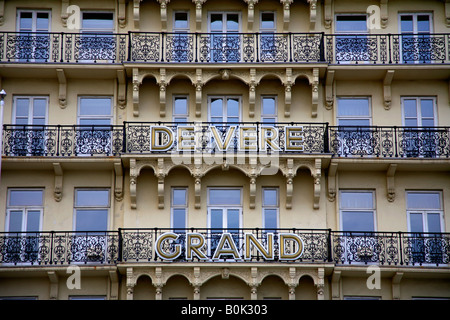 Balkon im De Vere Grand Hotel Brighton Town Sussex England Großbritannien UK Stockfoto