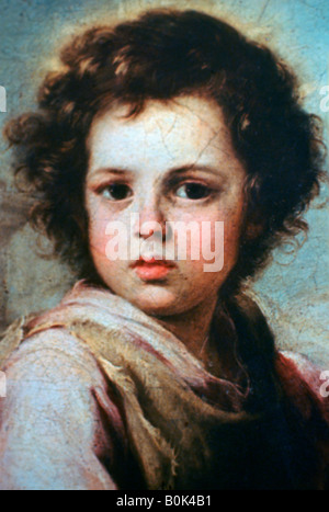 "Der gute Hirte", (Detail), c 1650. Artist: Bartolomé Esteban Murillo Stockfoto