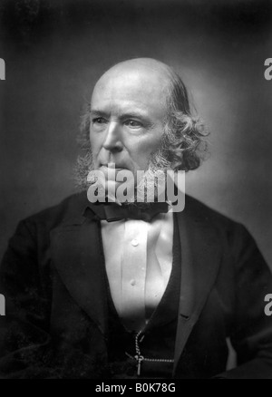 Herbert Spencer (1820-1903), aus dem späten 19. Jahrhundert. Artist: Unbekannt Stockfoto