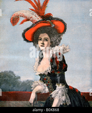 "Madame Elisabeth", 1893. Künstler: unbekannt Stockfoto