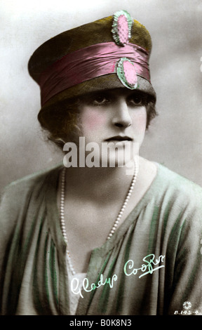 Gladys Cooper (1888-1971), deutsche Schauspielerin, Anfang des 20. Jahrhunderts. Artist: Rotary Foto Stockfoto