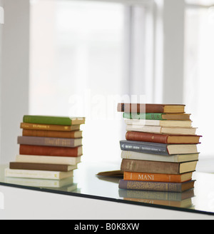 Bücherstapel Stockfoto