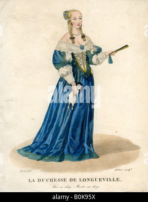 Anne Genevieve von Bourbon-Conde, Herzogin von Longueville, "Anne de Bretagne", (Anfang 19. Jahrhundert). Schöpfer: Georges Jacques Gatine. Stockfoto