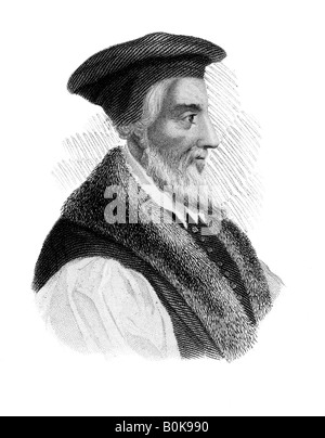 Hugh Latimer, evangelischer Märtyrer (c1850). Künstler: unbekannt Stockfoto