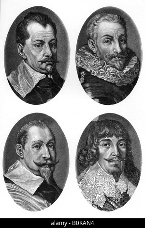 Der Chef militärischen Befehlshaber der Dreißigjährigen Krieg 1618-1648 (1903). Künstler: unbekannt Stockfoto