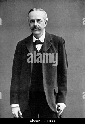 Arthur James Balfour, 1 Graf von Balfour, englischer Staatsmann und Premierminister, 1912 Künstler: London Stereoscopic & fotografische Co Stockfoto