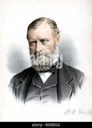 William Edward Forster, der britischen liberalen Politiker, c 1890. Artist: Cassell, Petter & Galpin Stockfoto