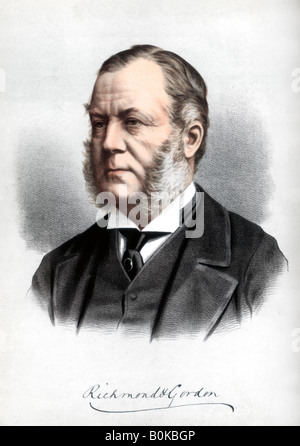 Charles Henry Gordon-Lennox, Herzog von Richmond und Gordon, c 1890. Artist: Cassell, Petter & Galpin Stockfoto