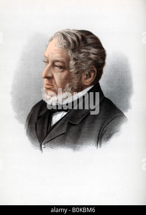 Nathan Rothschild, 1. Baron Rothschild, britischer Bankier und Politiker, c 1890. Artist: Cassell, Petter & Galpin Stockfoto