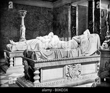 Mausoleum in Charlottenburg, Berlin, Deutschland, 1893 Künstler: John L Stoddard Stockfoto