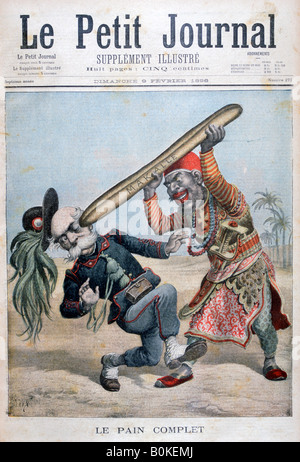 Karikatur von Francesco Crispi, italienischer Politiker, 1896. Künstler: Henri Meyer Stockfoto
