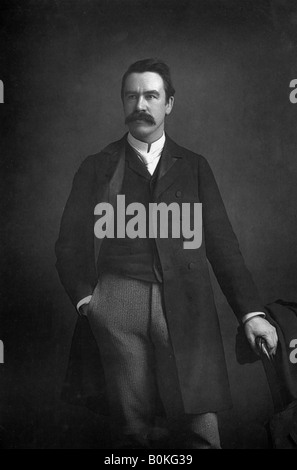 William Martin Conway, 1st Baron Conway von Allington (1856-1937), 1893 Künstler: W&D Downey Stockfoto