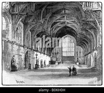 Westminster Hall, London, 1900. Künstler: unbekannt Stockfoto