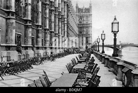 Von der Terrasse des House of Commons, London, 1926-1927. Artist: Unbekannt Stockfoto