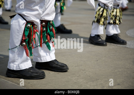 die jährlichen Westminster-Tag des Tanzes 10 05 08 in Trafalgar Sqaure London UK Stockfoto