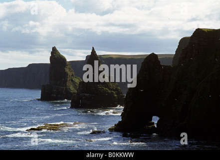 Die Nordsee bei Duncansby Head Caithness Schottland, Vereinigtes Königreich Stockfoto