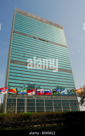 UN-Hauptquartier in New York Stockfoto