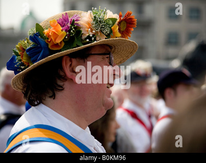 die jährlichen Westminster-Tag des Tanzes 10 05 08 in Trafalgar Sqaure London UK Stockfoto