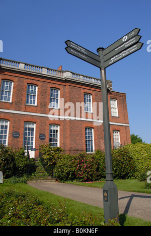 Die Rückseite des Ranger es House (Haus des Wernher Collection) in Greenwich, London, UK Stockfoto