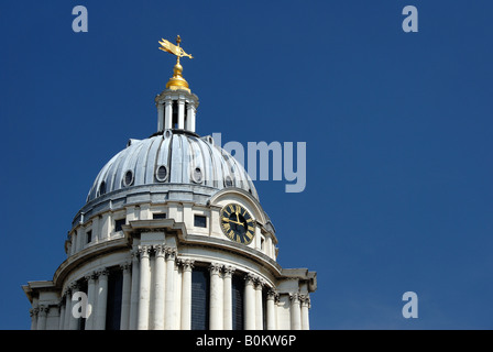 Kapelle Turm des Old Royal Naval College in Greenwich, London UK Stockfoto