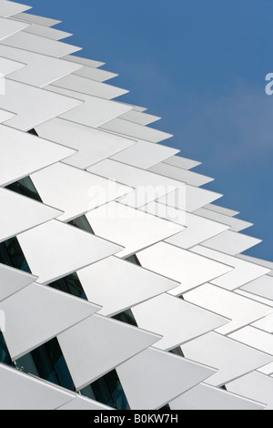 Nahaufnahme des Daches der Esplanade Concert Hall Stockfoto