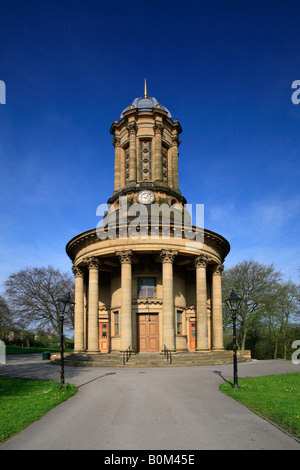 Vereinigte Reformierte Kirche, Saltaire Village, UNESCO-Weltkulturerbe, Bradford, West Yorkshire, England, UK. Stockfoto