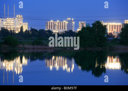 Chemiewerk Buna, Sachsen-Anhalt, Deutschland Stockfoto