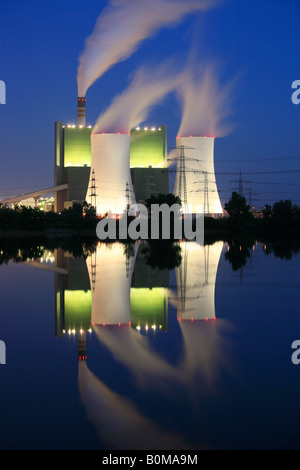 Kraftwerk in Buna in der Nähe von Halle, Deutschland Stockfoto