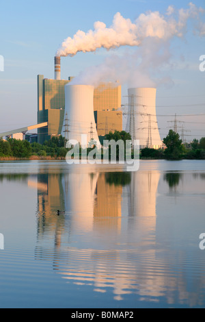 Kraftwerk Buna, Sachsen-Anhalt, Deutschland Stockfoto