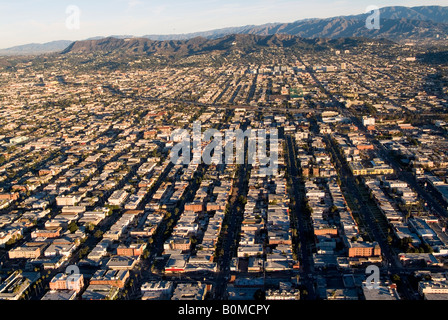 Luftaufnahmen von Los Angeles, Kalifornien, USA. Stockfoto