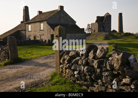 Elster-Mine (stillgelegten Blei-Mine), Sheldon, Peak District National Park, Derbyshire, England Stockfoto