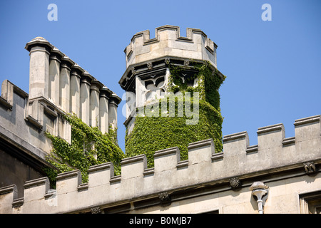 Schornsteine. Str. Johns Hochschule. Cambridge. VEREINIGTES KÖNIGREICH. Stockfoto