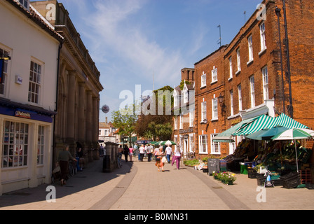 Stadtzentrum von Beccles, Suffolk, Uk Stockfoto