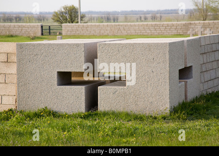 Deutscher Soldatenfriedhof in Rossoschka westlich von Volgograd (ehemals Stalingrad), Russland, Russische Föderation Stockfoto