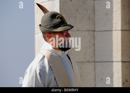 81. Alpini National Versammlung. Bassano del Grappa, Italien, kann 10.09.11 2008.An Feldprediger Stockfoto