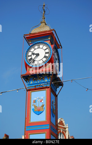 Jubiläums Uhr auf der Promenade, The Esplanade, Weymouth, Dorset, England, Vereinigtes Königreich Stockfoto