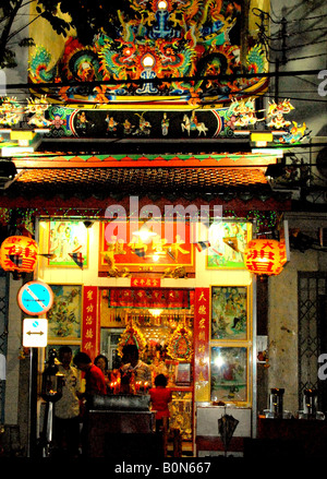 Wat Mangkon Kamalawat, Bangkok, thailand Stockfoto