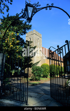 Allerheiligen Kirche West Farleigh Kent England UK Stockfoto