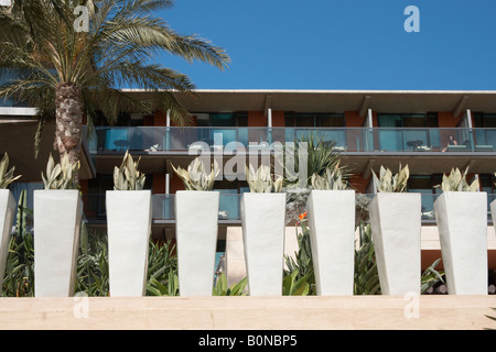 Aloe Spa, Sheraton Hotel, Salobre Golf & Resort in der Nähe von Maspalomas auf Gran Canaria auf den Kanarischen Inseln. Stockfoto