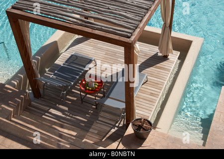 Aloe Spa, Sheraton Hotel, Salobre Golf & Resort in der Nähe von Maspalomas auf Gran Canaria auf den Kanarischen Inseln. Stockfoto